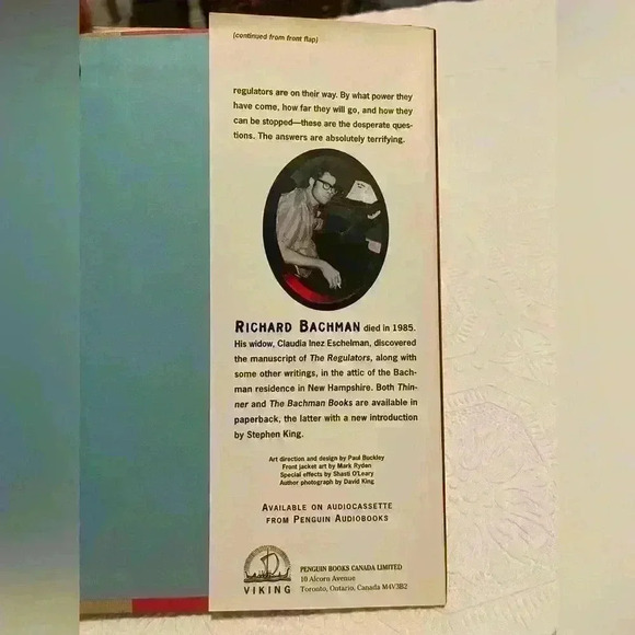 The Regulators by Richard Bachman (Stephen  King) Hardcover Book - Picture 4 of 8